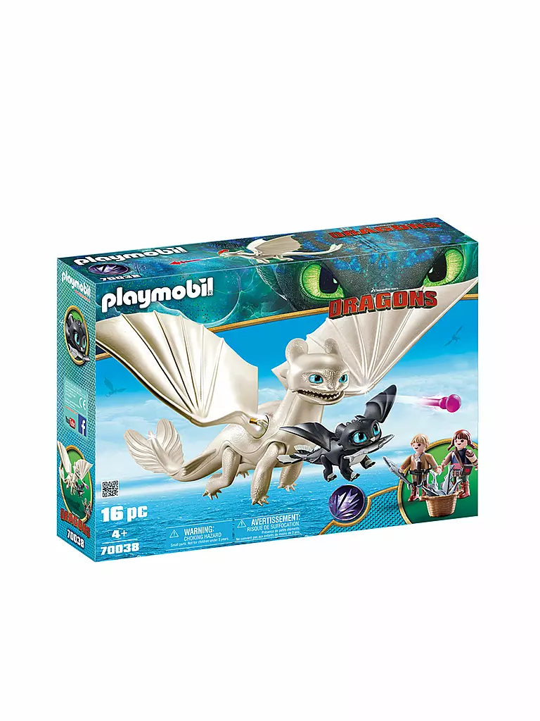 PLAYMOBIL | Dragons - Light Fury Spielset 70038 | blau