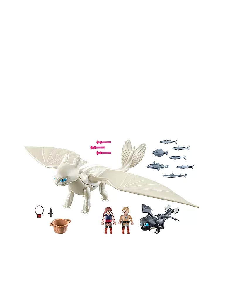 PLAYMOBIL | Dragons - Light Fury Spielset 70038 | blau