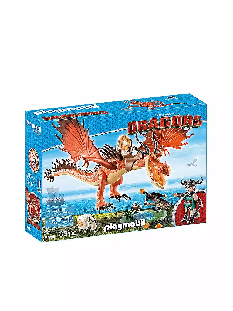 PLAYMOBIL | Dragons - Rotzbakke und Hakenzahn 9459 | keine Farbe