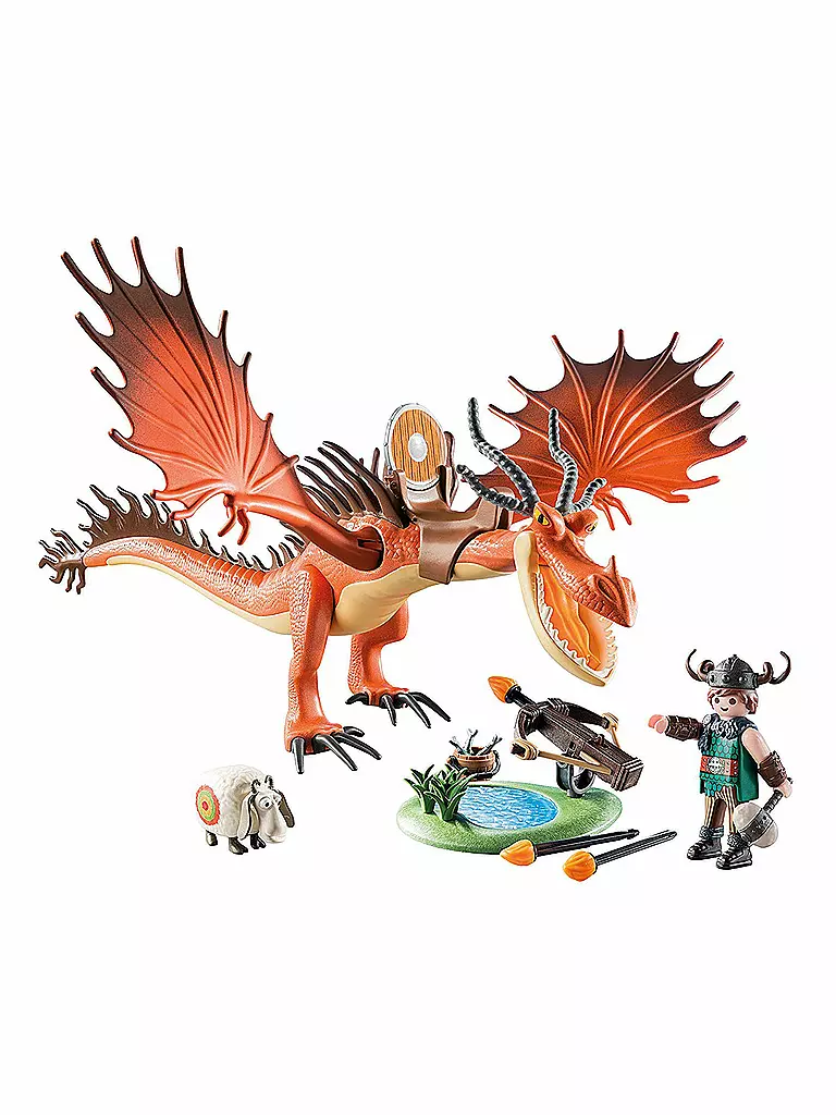 PLAYMOBIL | Dragons - Rotzbakke und Hakenzahn 9459 | keine Farbe