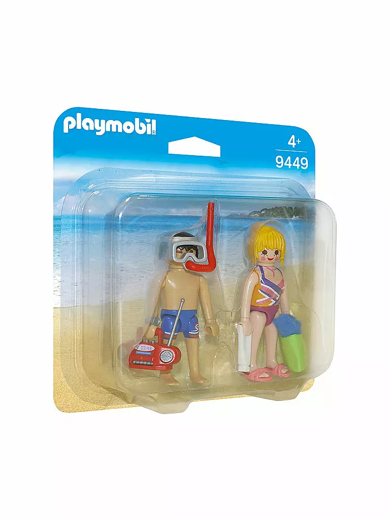 PLAYMOBIL | Duo Pack - Strandurlauber 9449 | transparent