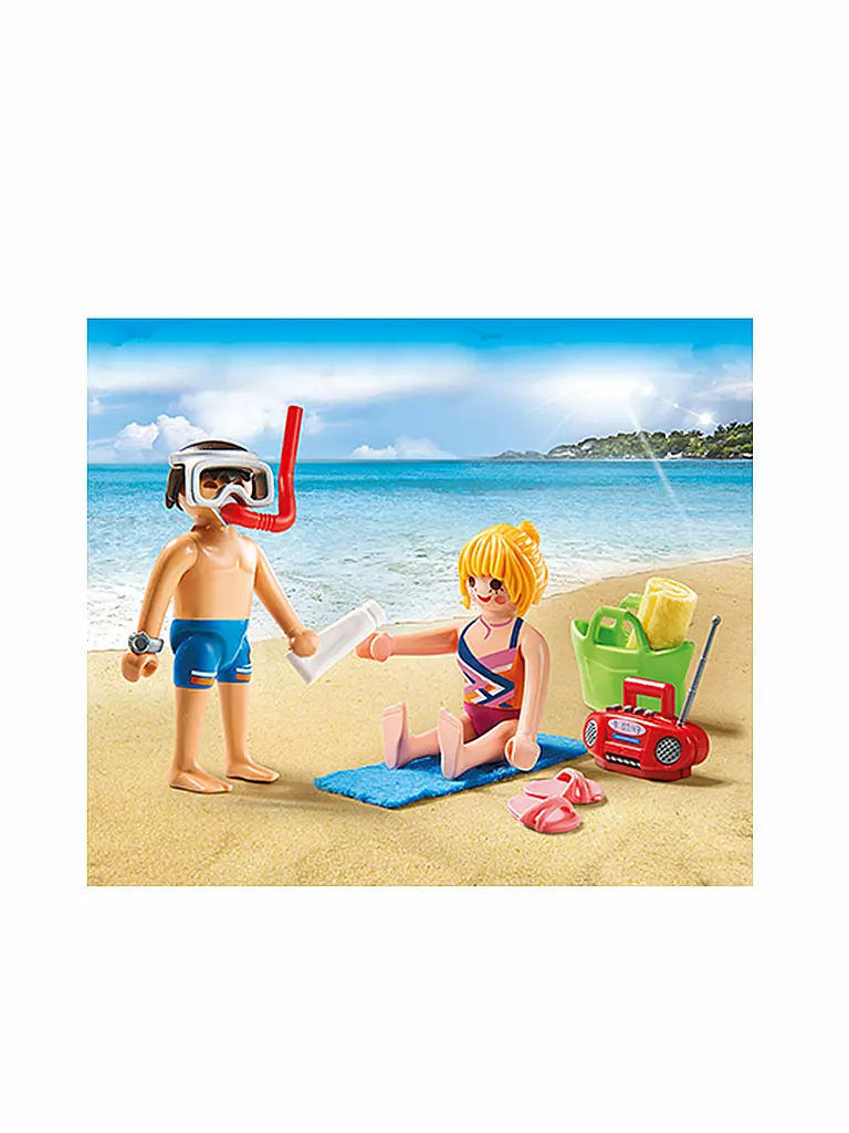 PLAYMOBIL | Duo Pack - Strandurlauber 9449 | transparent