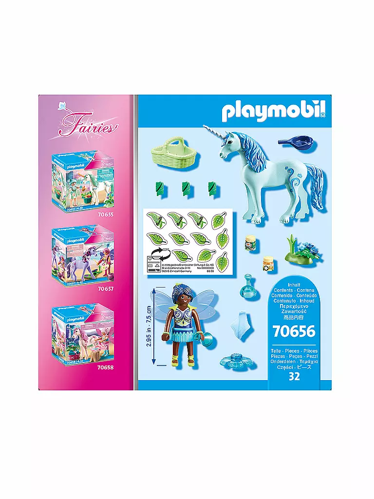 PLAYMOBIL | Fairies - Einhorn mit Heiler-Fee 70656 | keine Farbe