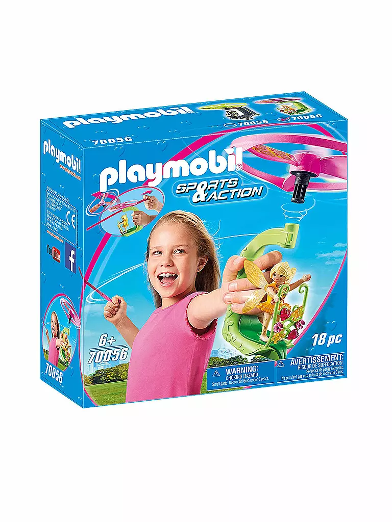 PLAYMOBIL | Fairy Pull String Flyer 70056 | blau