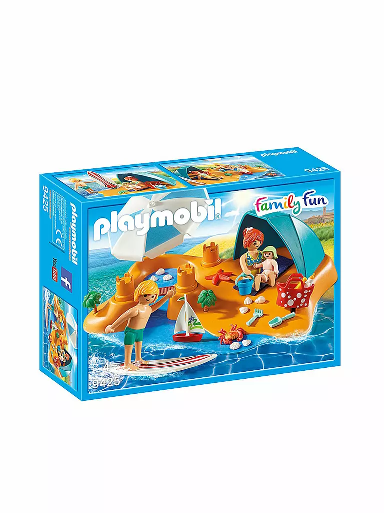 PLAYMOBIL | Familie am Strand 9425 | transparent