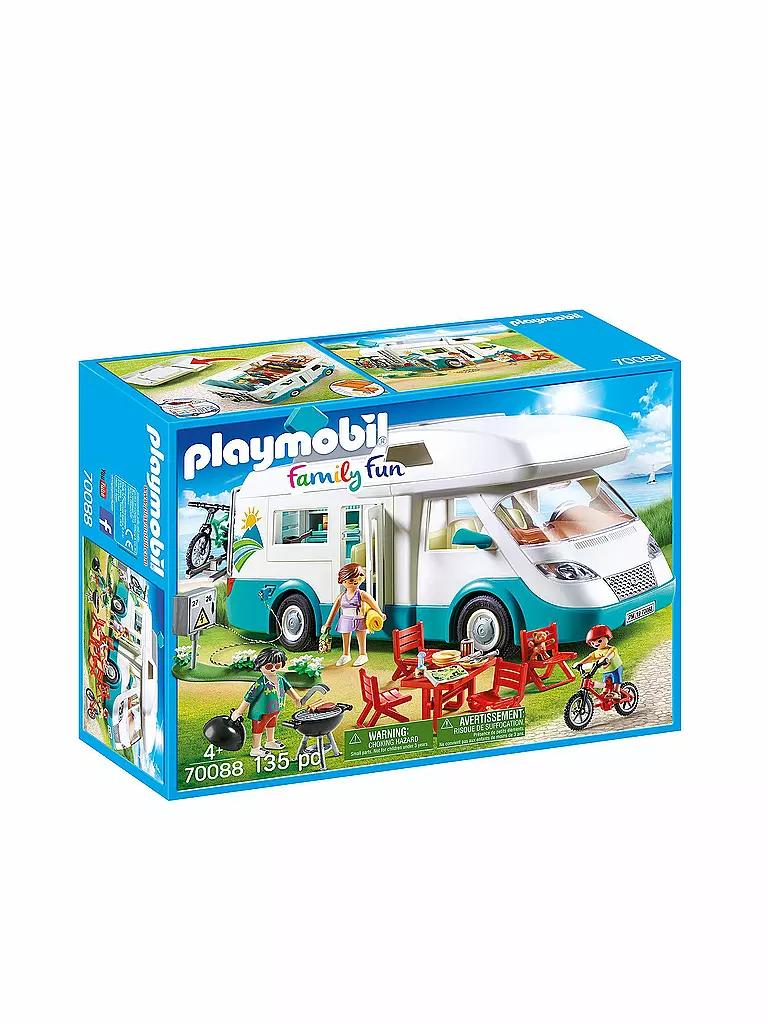 PLAYMOBIL | Familien Wohnmobil 70088 | blau