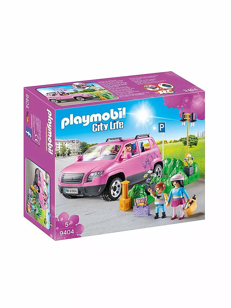 PLAYMOBIL | Familien-PKW mit Parkbucht 9404 | transparent
