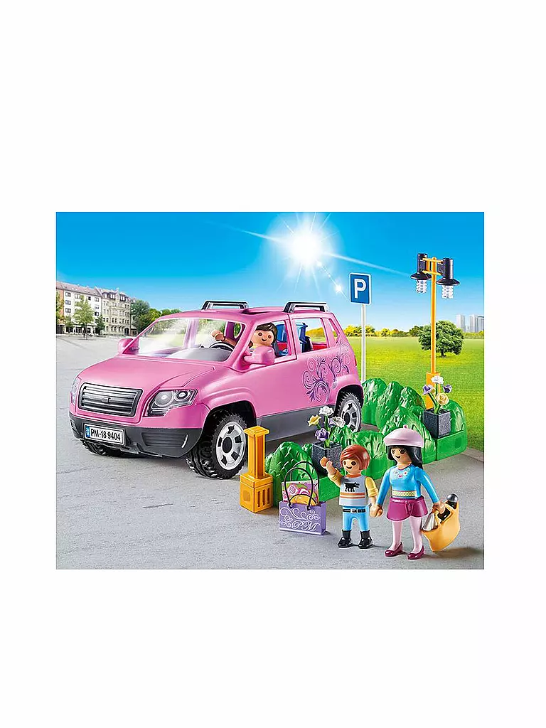 PLAYMOBIL | Familien-PKW mit Parkbucht 9404 | transparent