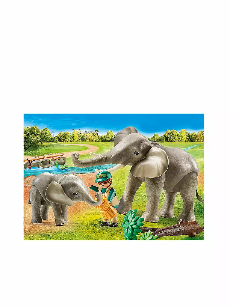PLAYMOBIL | Family Fun - Elefanten im Freigehege 70324 | keine Farbe