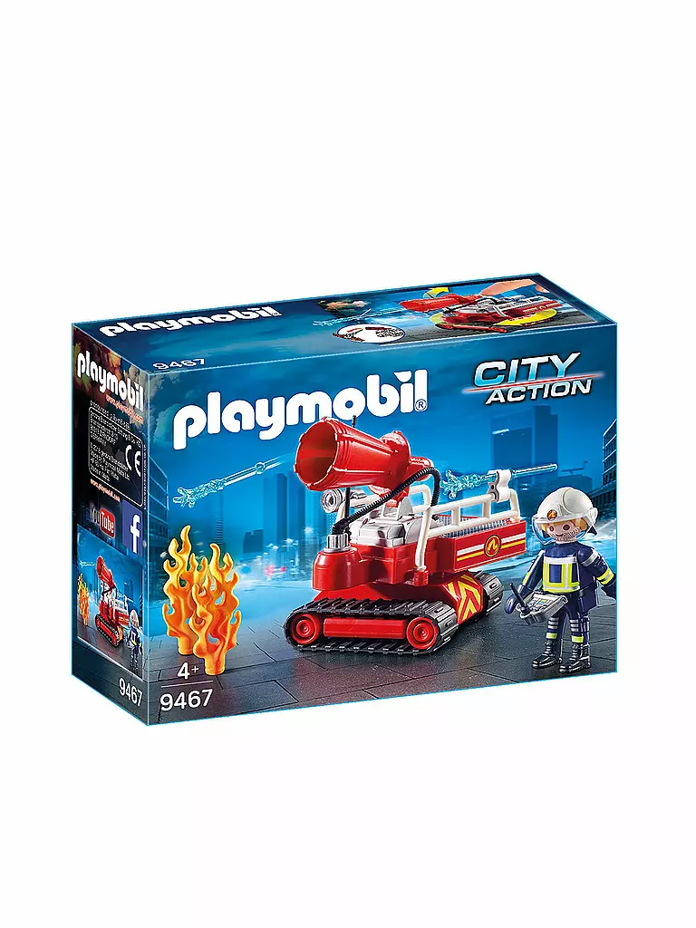 PLAYMOBIL | Feuerwehr-Löschroboter 9467 | transparent