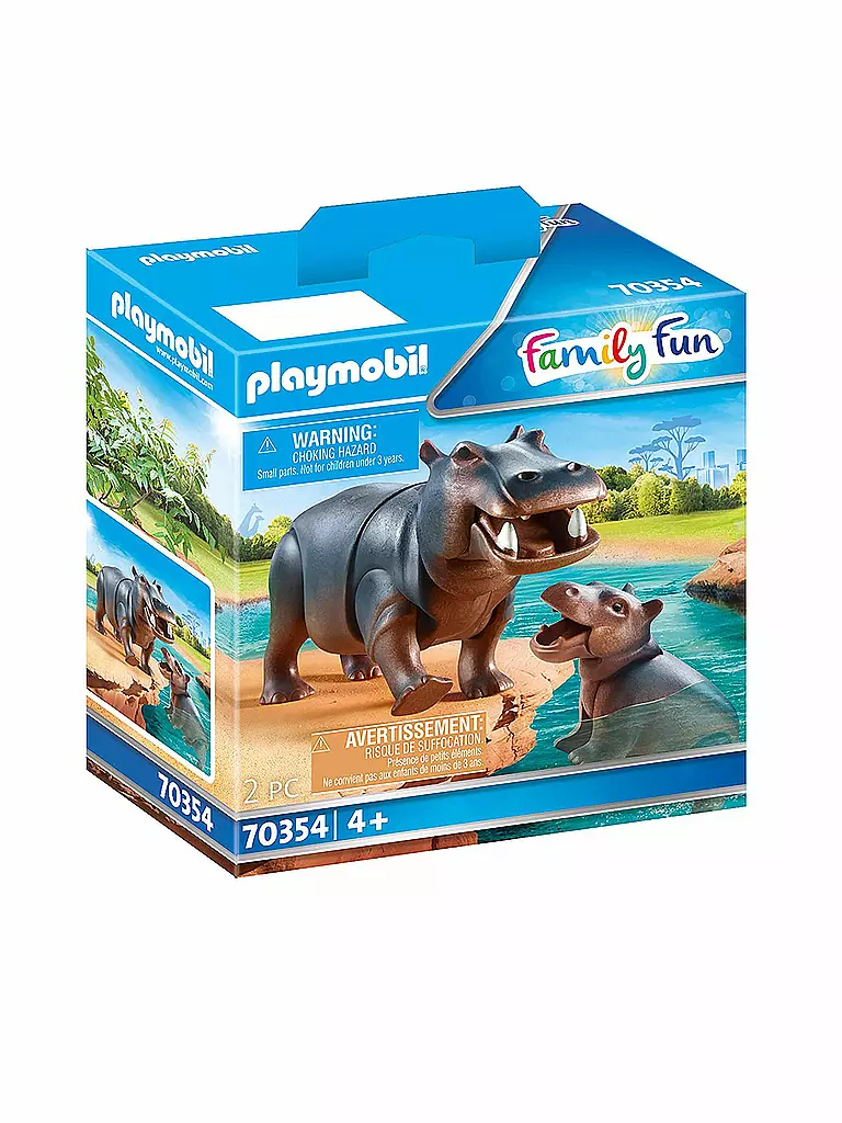 PLAYMOBIL | Flusspferd mit Baby 70354 | keine Farbe