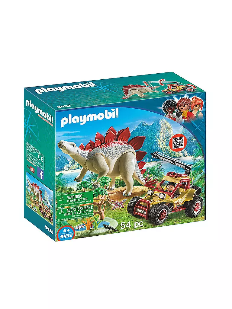 PLAYMOBIL | Forschermobil mit Stegosaurus 9432 | 