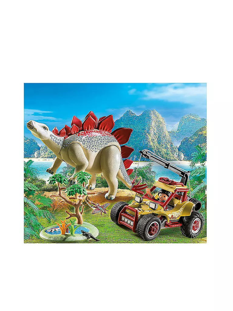 PLAYMOBIL | Forschermobil mit Stegosaurus 9432 | transparent