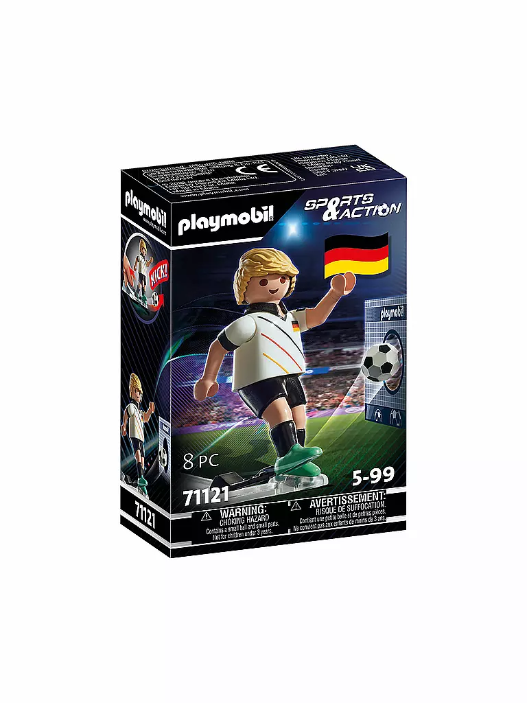 PLAYMOBIL | Fußballspieler Deutschland 71121 | keine Farbe