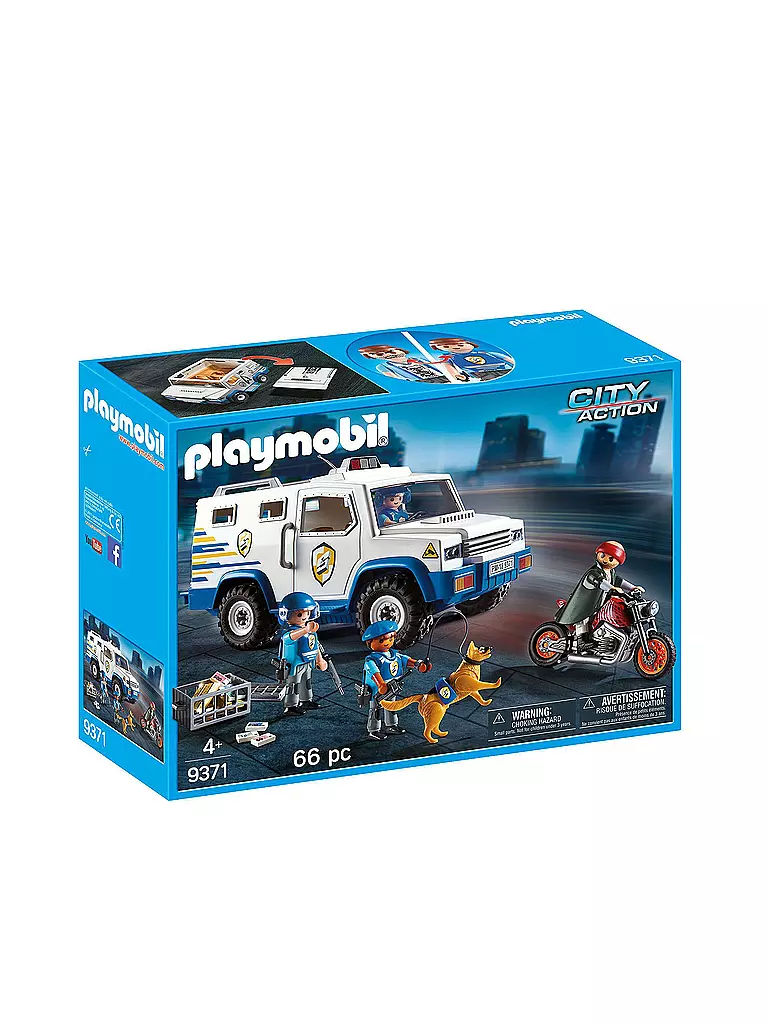 PLAYMOBIL | Geldtransporter 9371 | transparent