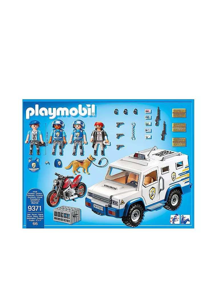 PLAYMOBIL | Geldtransporter 9371 | transparent
