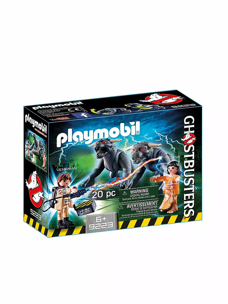 PLAYMOBIL | Ghostbusters - Venkman und Terror Dogs 9223 | transparent
