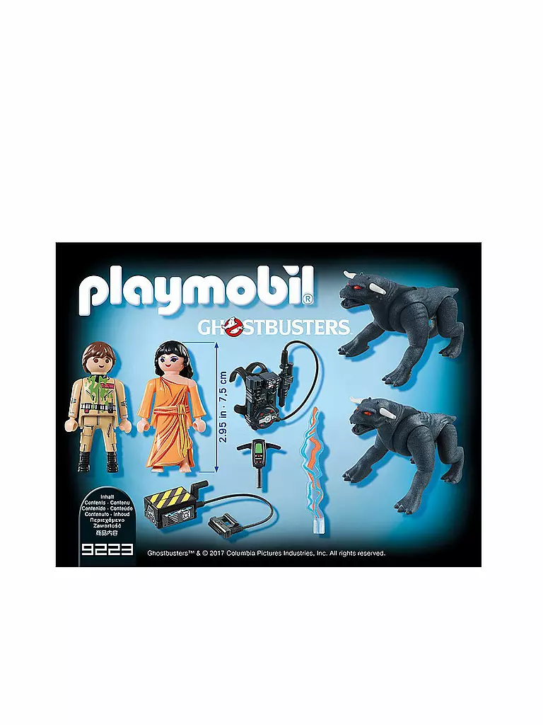 PLAYMOBIL | Ghostbusters - Venkman und Terror Dogs 9223 | transparent