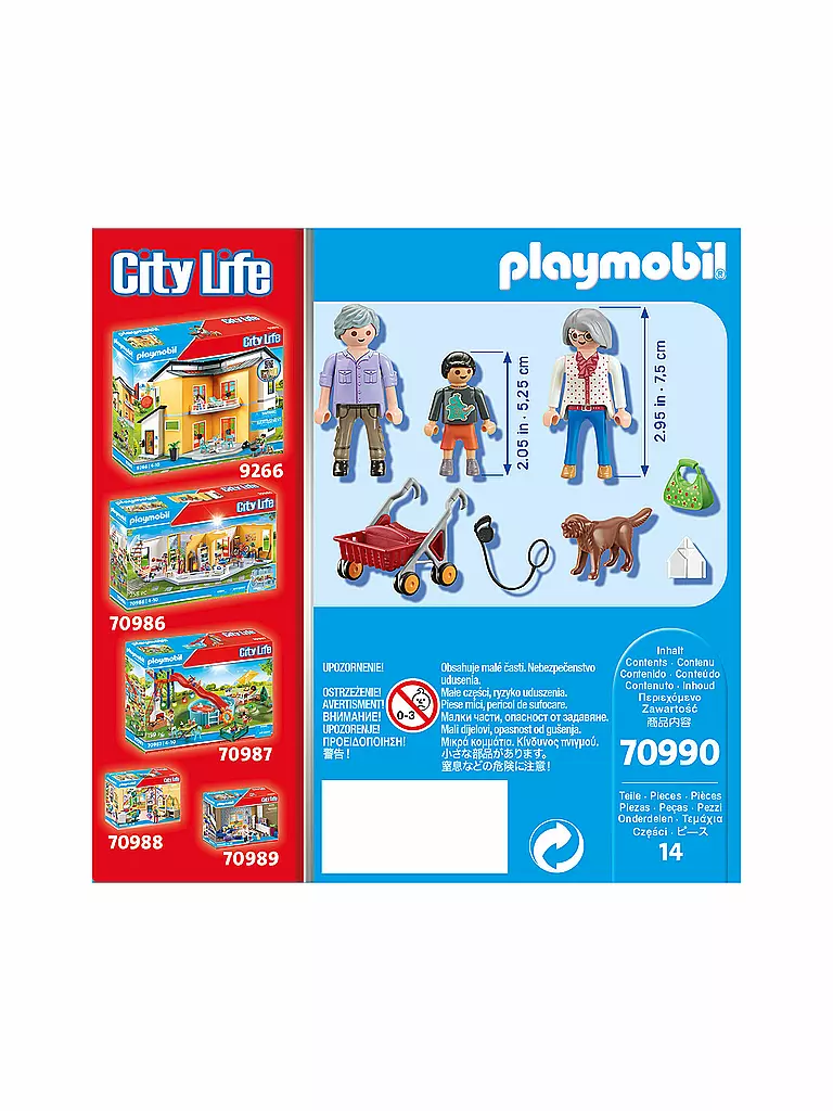 PLAYMOBIL | Großeltern mit Enkel 70990 | keine Farbe