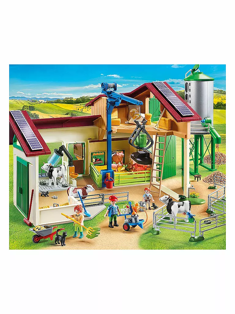 PLAYMOBIL | Grosser Bauernhof mit Silo 70132 | 