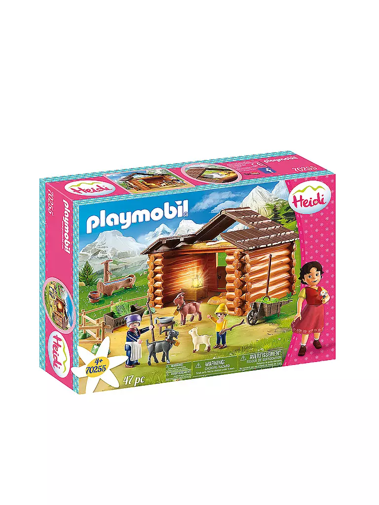 PLAYMOBIL | Heidi - Peters Ziegenstall 70255 | bunt