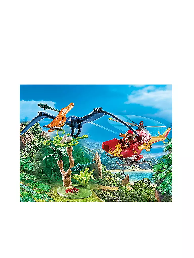 PLAYMOBIL | Helikopter mit Flugsaurier 9430 | keine Farbe