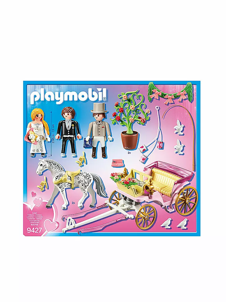 PLAYMOBIL | Hochzeitskutsche 9427 | transparent