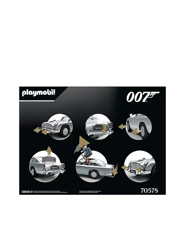 PLAYMOBIL | James Bond Aston Martin DB5 - Goldfinger Edition 70578 | keine Farbe