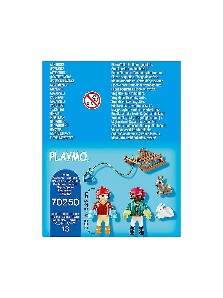 PLAYMOBIL | Kinder mit Schlitten 70250 | keine Farbe