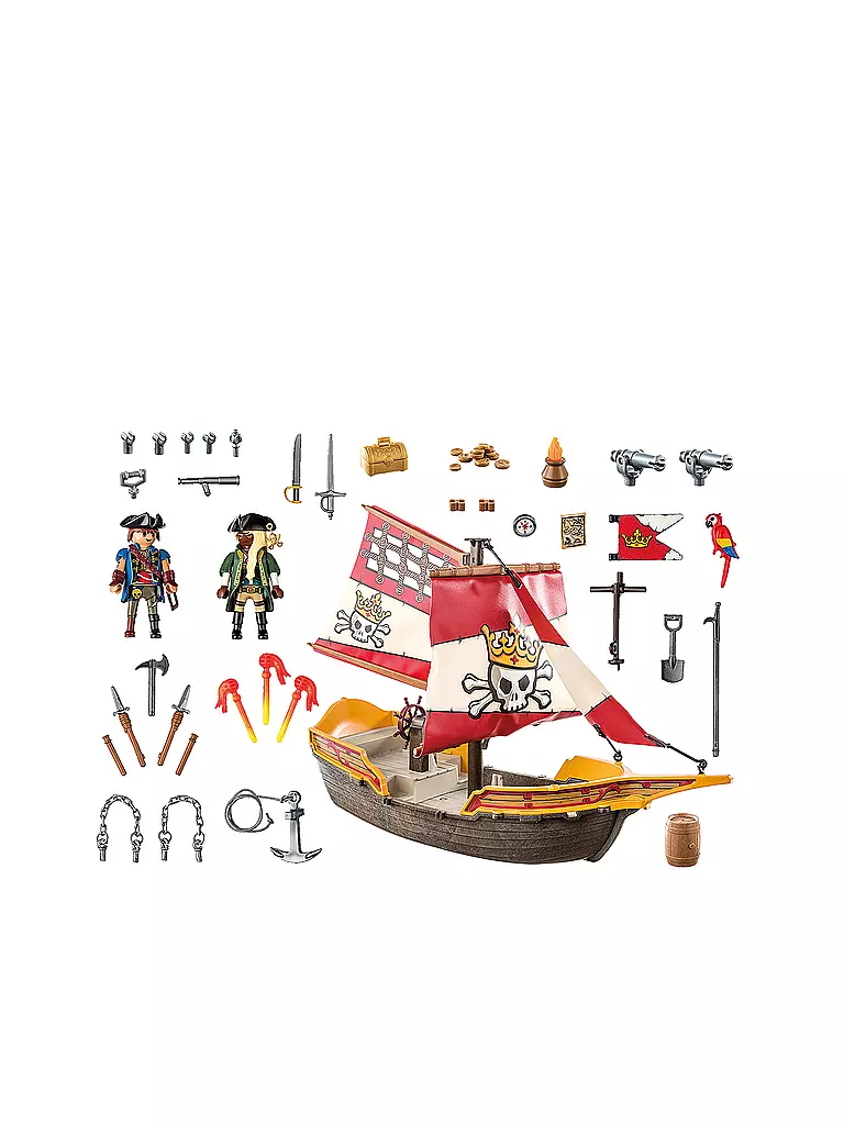 PLAYMOBIL | Kleines Piratenschiff 71418 | keine Farbe