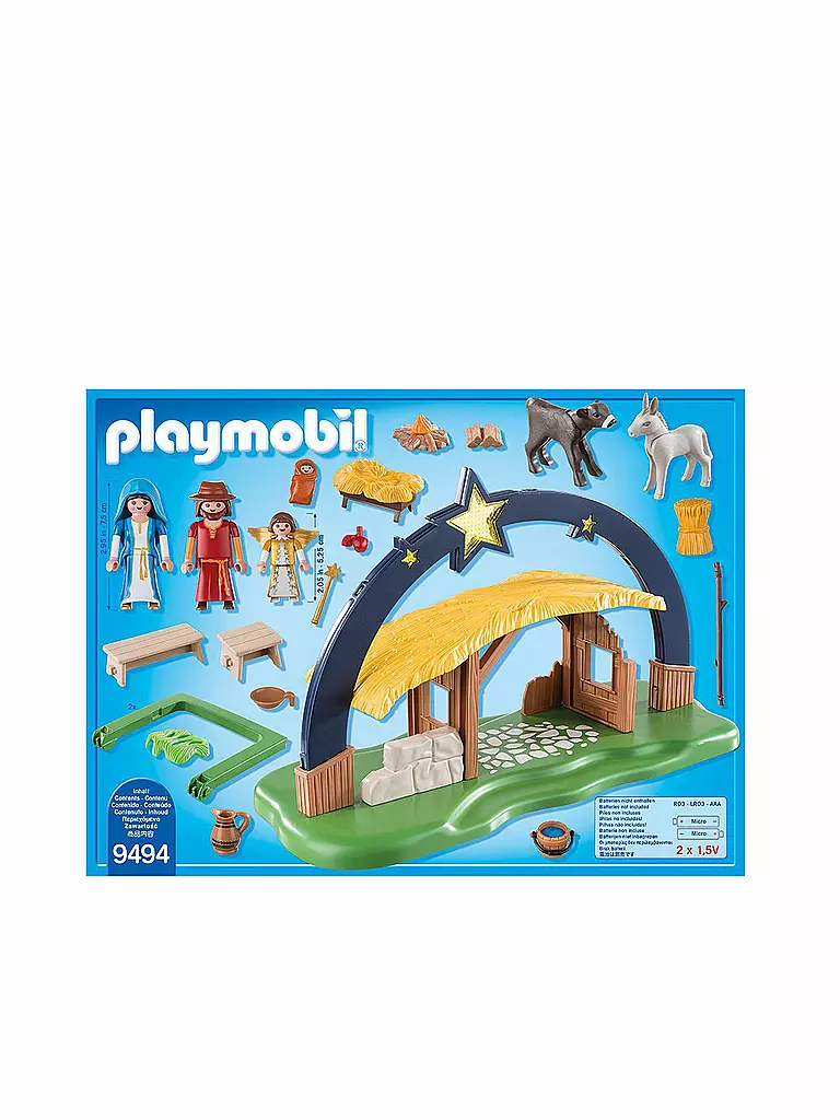 PLAYMOBIL | Lichterbogen Weihnachtskrippe 9494 | keine Farbe