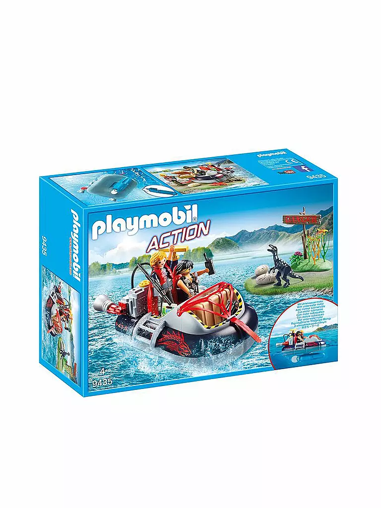 PLAYMOBIL | Luftkissenboot mit Unterwassermotor 9435 | transparent