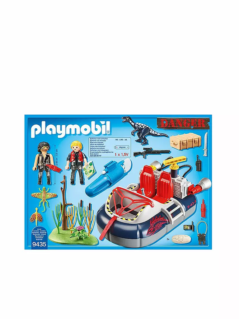 PLAYMOBIL | Luftkissenboot mit Unterwassermotor 9435 | transparent