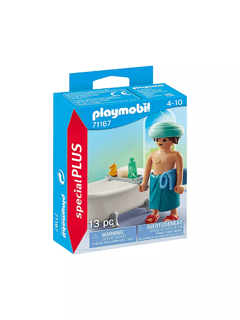 PLAYMOBIL | Mann in der Badewanne 71167 | keine Farbe