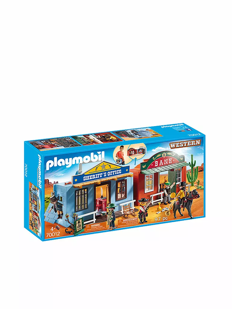 PLAYMOBIL | Mitnehm-Westerncity  70012 | transparent