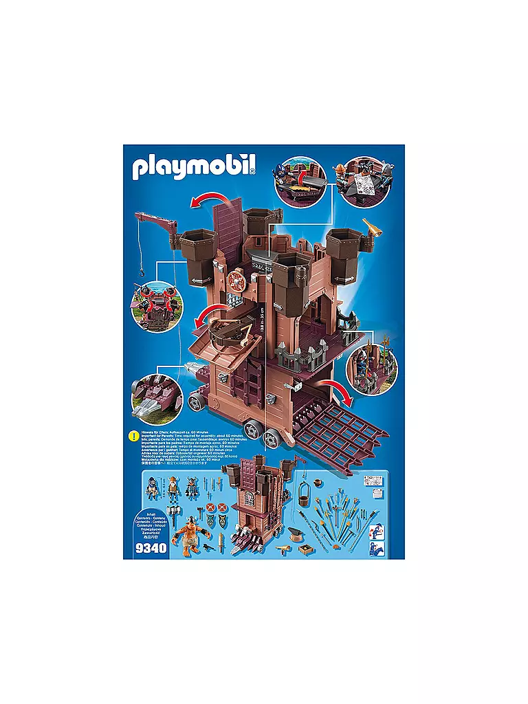 PLAYMOBIL | Mobile Zwergenfestung 9340 | transparent