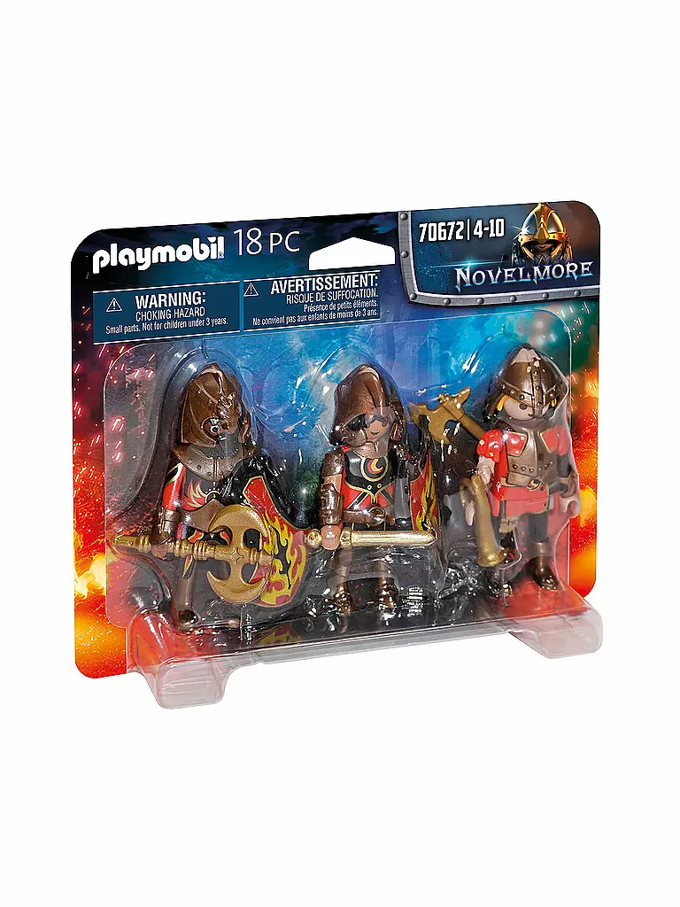 PLAYMOBIL | Novelmore - 3er Set Burnham Raiders 70672 | keine Farbe