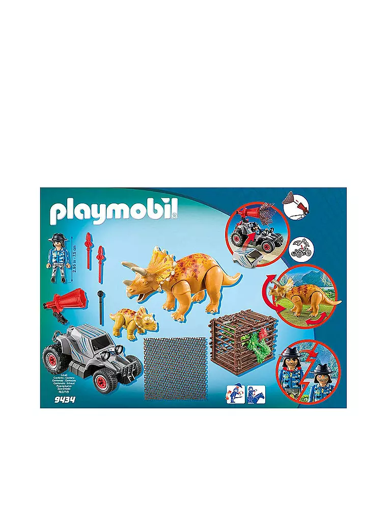 PLAYMOBIL | Offroad mit Dino-Fangnetz 9434 | transparent