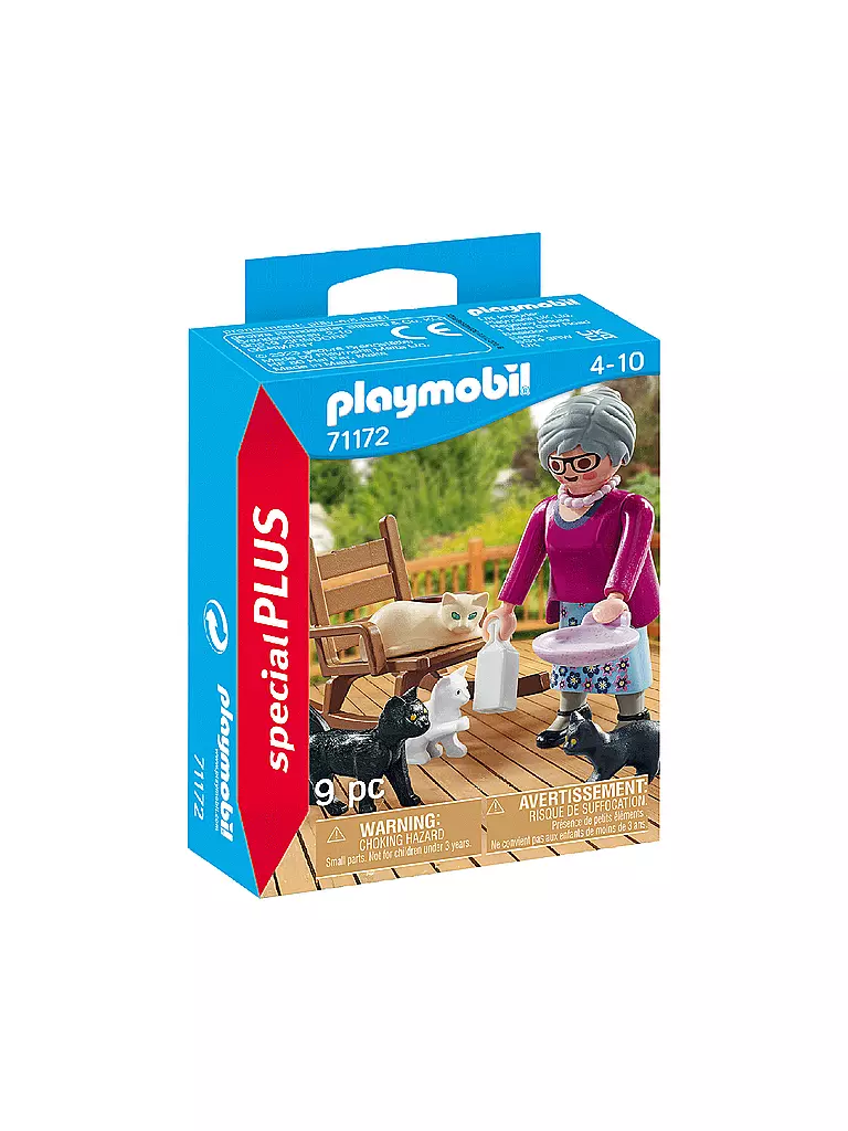 PLAYMOBIL | Oma mit Katzen 71172 | keine Farbe