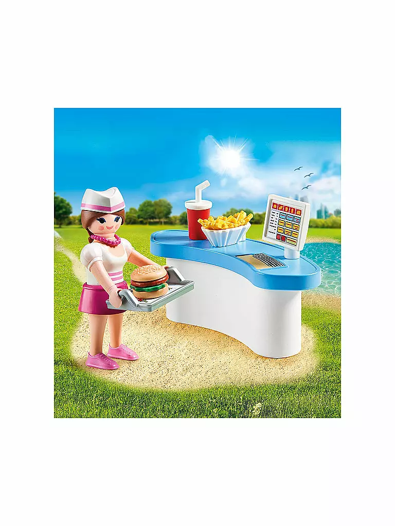 PLAYMOBIL | Osterei - Kellnerin mit Diner-Theke 70084 | pink