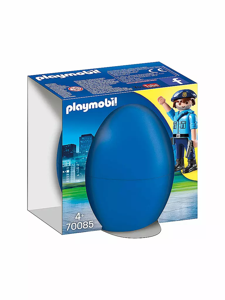 PLAYMOBIL | Osterei - Polizist mit Spürhund 70085 | 