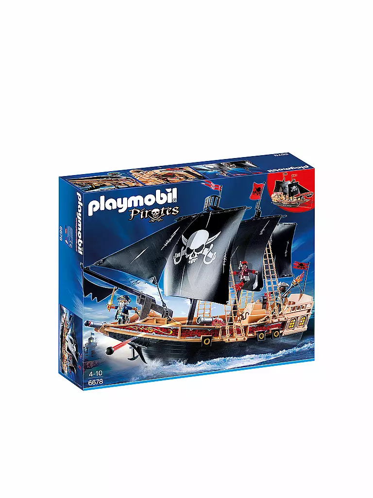 PLAYMOBIL | Pirates - Kampfschiff 6678 | transparent