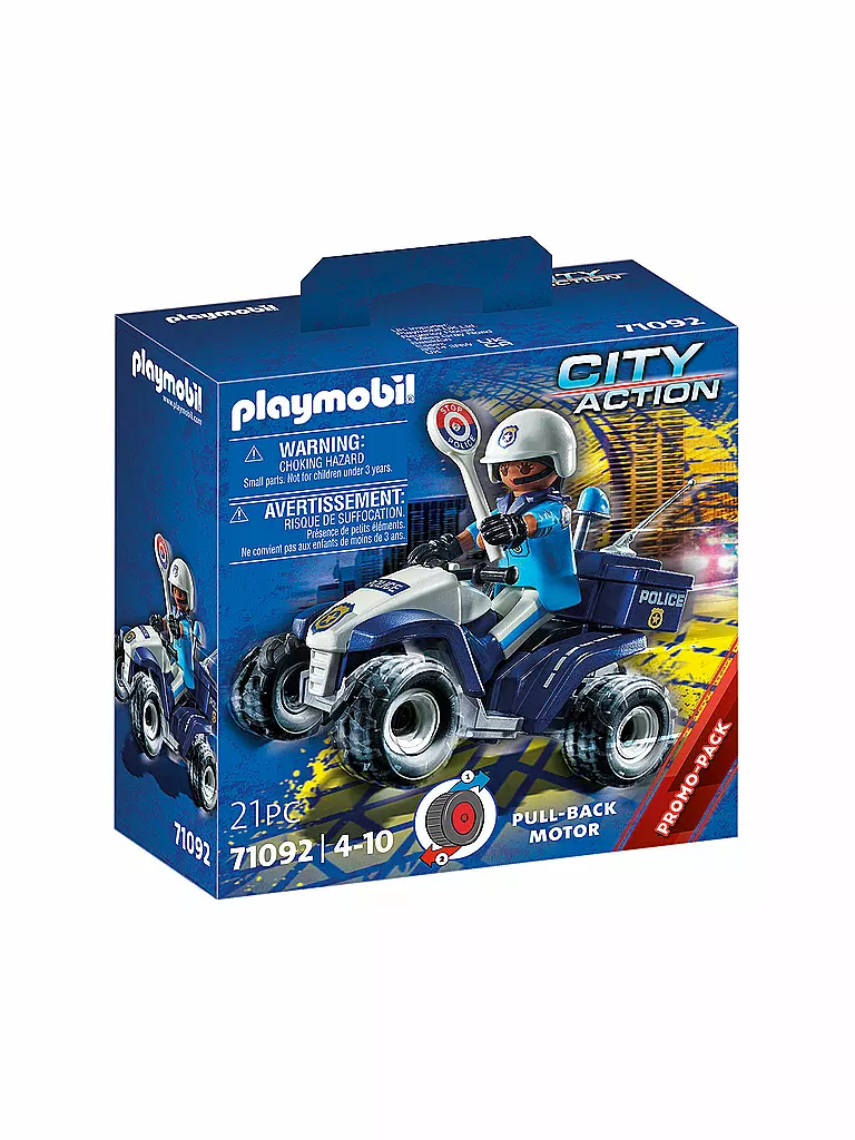 PLAYMOBIL | Polizei-Speed Quad 71092 | keine Farbe