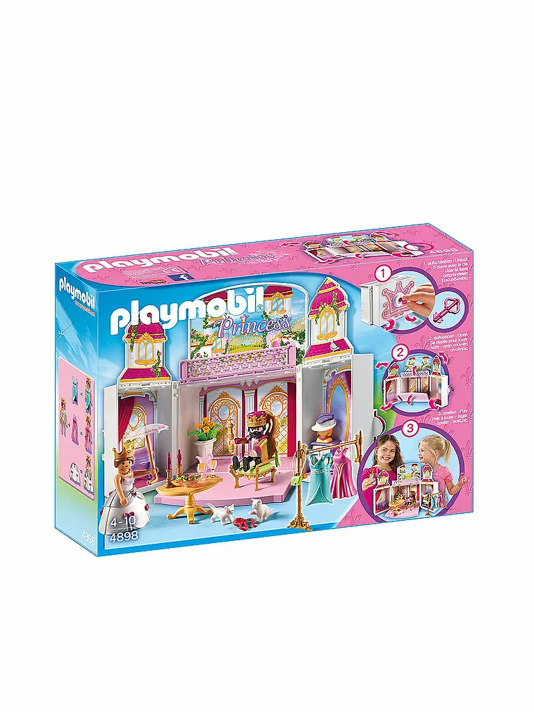 PLAYMOBIL | Princess - Aufklapp-Spiel Box -  Königsschloss 4898 | 