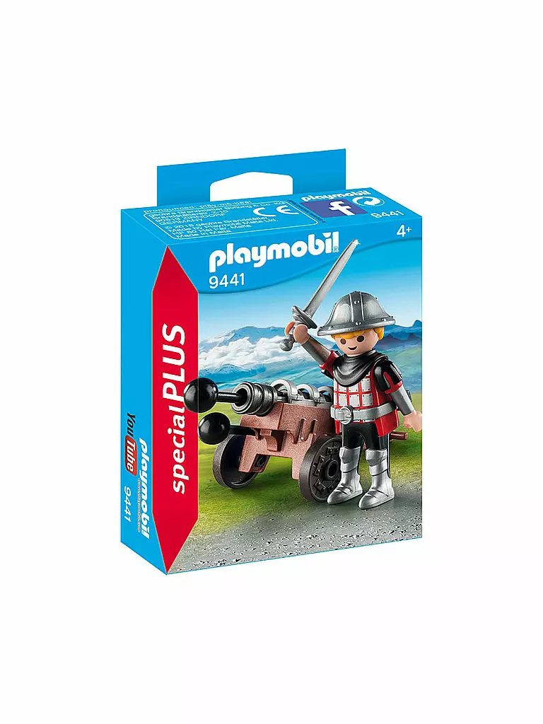 PLAYMOBIL | Ritter mit Kanone 9441 | transparent