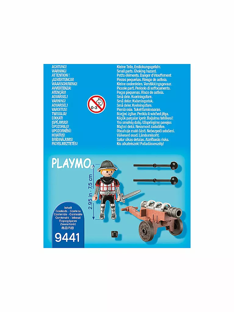 PLAYMOBIL | Ritter mit Kanone 9441 | transparent