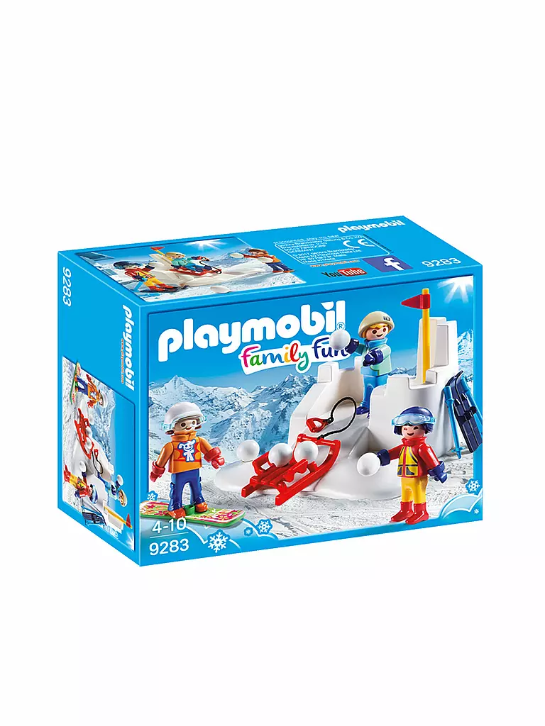 PLAYMOBIL | Schneeballschlacht 9283 | transparent