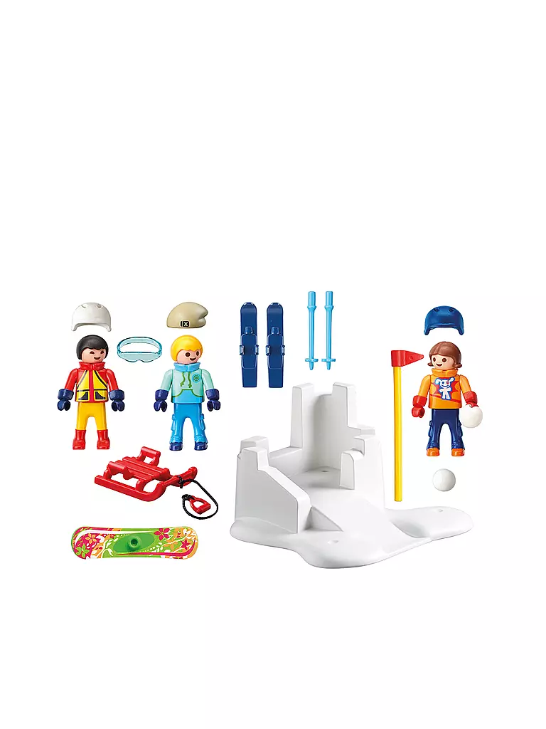 PLAYMOBIL | Schneeballschlacht 9283 | transparent