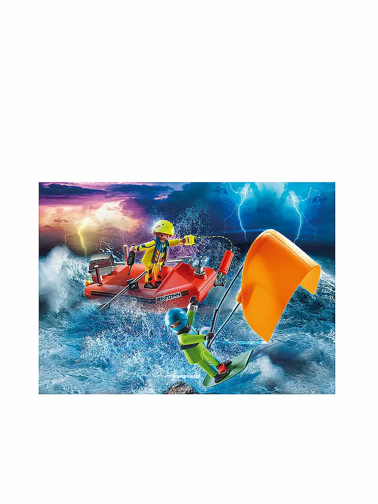 PLAYMOBIL | Seenot: Kitesurfer-Rettung mit Boot 70144 | keine Farbe