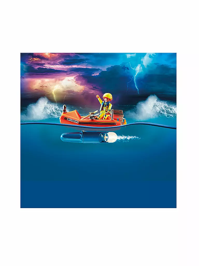 PLAYMOBIL | Seenot: Kitesurfer-Rettung mit Boot 70144 | keine Farbe
